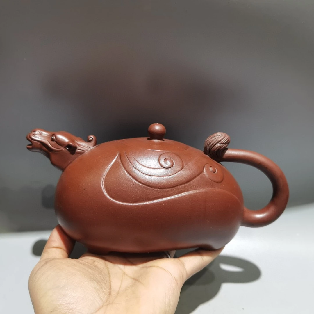 龙马精神400毫升紫砂壶