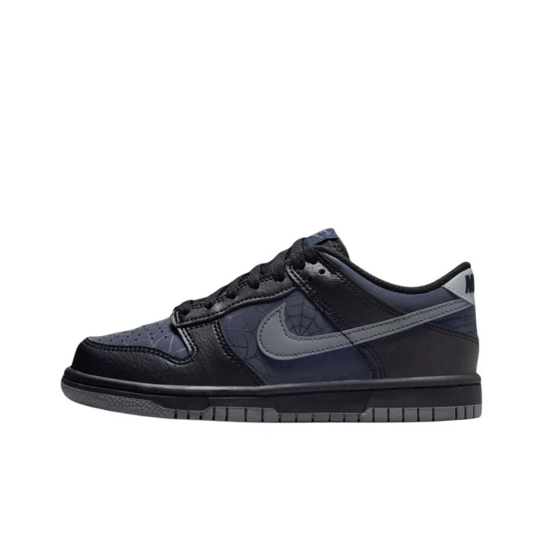 NIKE/耐克Dunk 反光 防滑耐磨低帮儿童板鞋黑色青少年HQ3815001