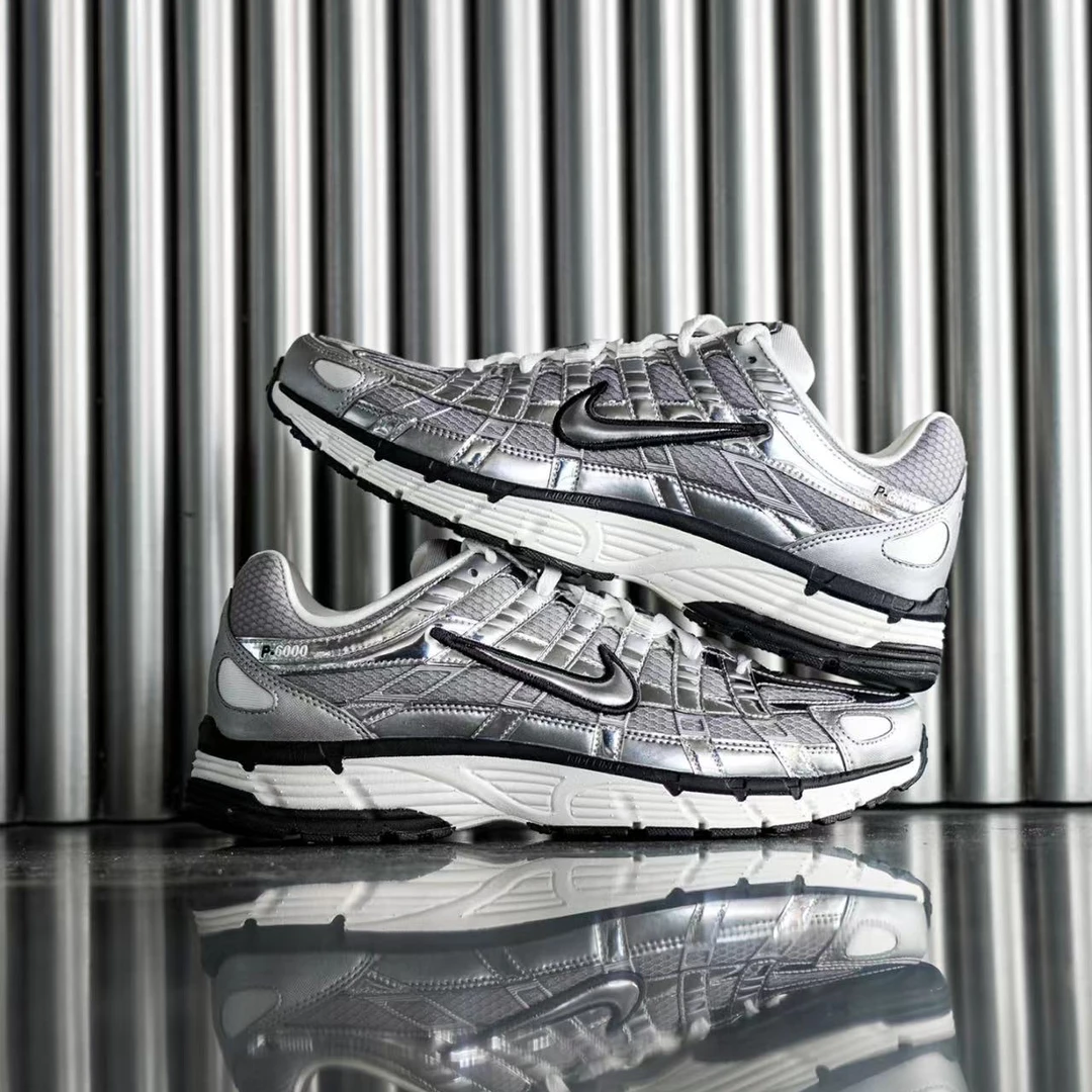 NIKE/耐克耐克情侣运动P6000系列缓震白银复古休闲鞋CN0149001