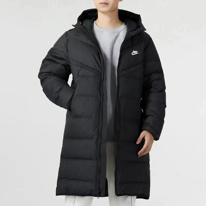 NIKE/耐克男子羽绒服运动保暖连帽中长款羽绒服冬季秋冬FB8180010