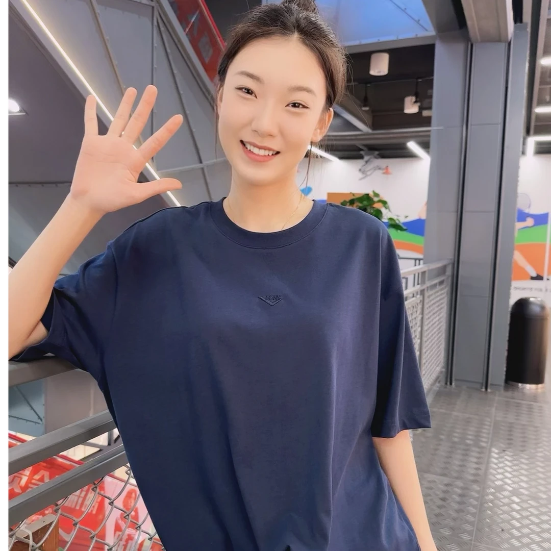 PONY舒适女子运动T恤户外休闲百搭简约夏季潮流轻便242U2AT67NB