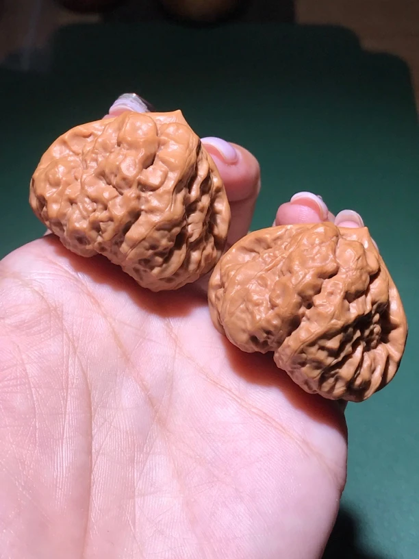 文玩核桃蛤蟆头三角蛙 38边38肚30高