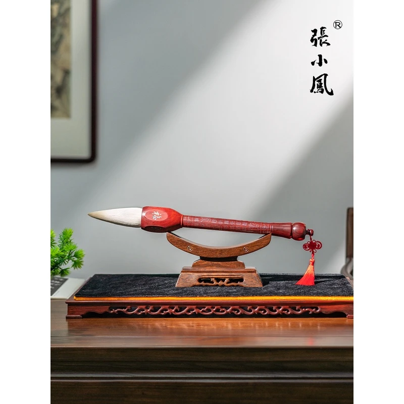 张小凤 百福笔 斗笔毛笔工艺美术大赛获奖作品大师级文房四宝书法