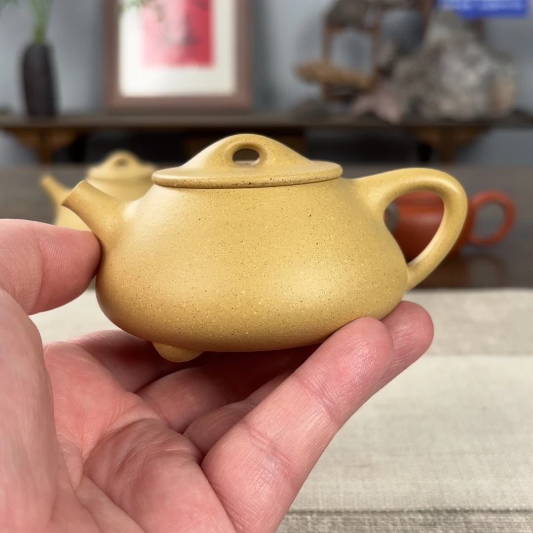 紫砂茶壶黄龙山原矿紫砂壶150