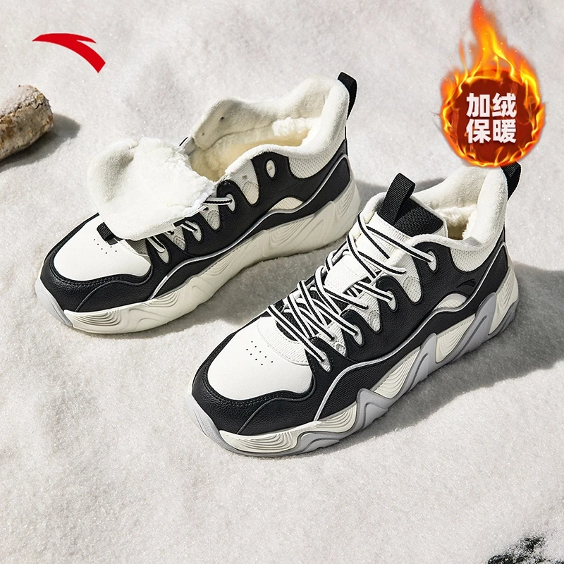 安踏后浪丨加绒保暖棉鞋男女冬季新款加厚运动鞋潮流厚底休闲鞋子