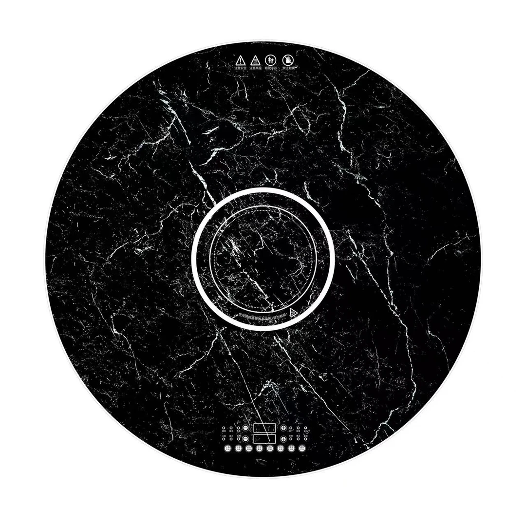 暖菜电动转盘火锅仿岩板NA2-100D岩板