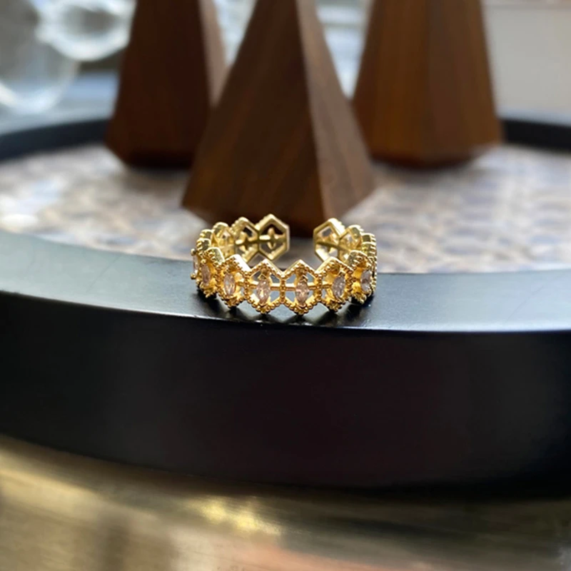 milimi米哩米指甲油配饰可调节手指配饰电镀超闪美甲钻2024年新款