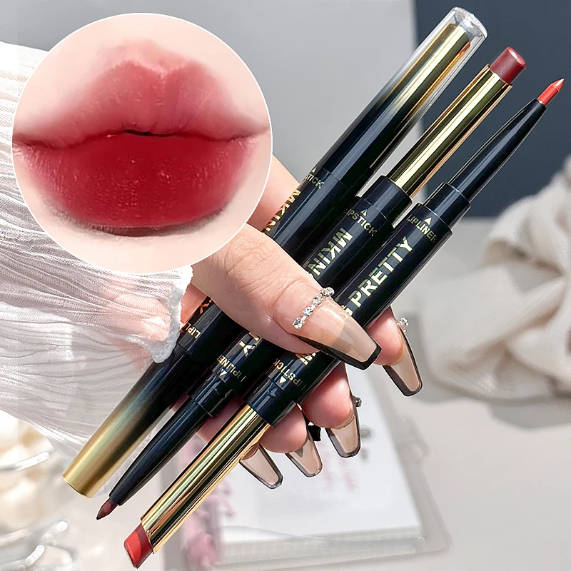 【主播补贴】MKING PRETTY口红笔+唇线笔双头勾勒唇形显白*Y