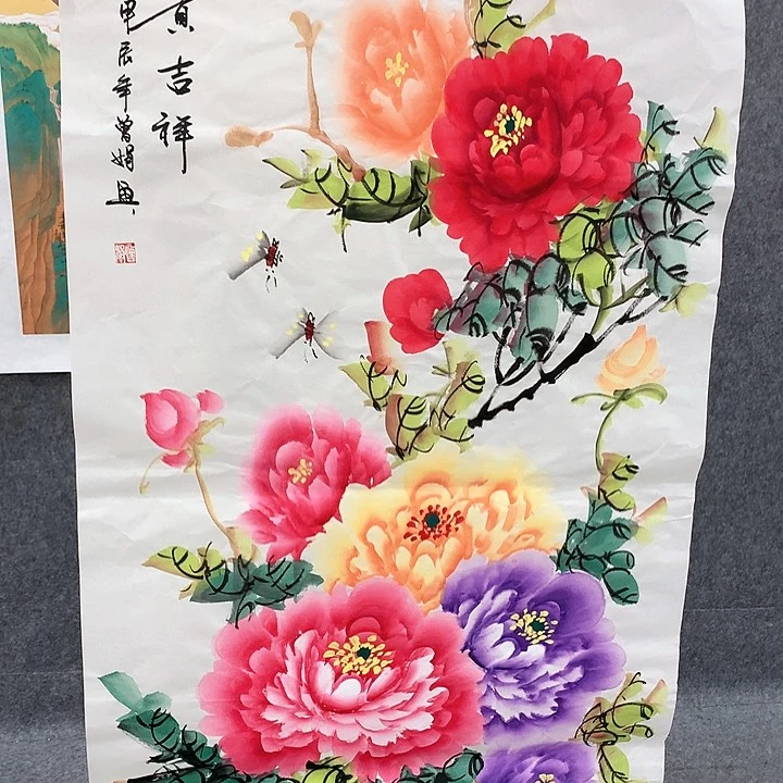 和和美美花开富贵作品