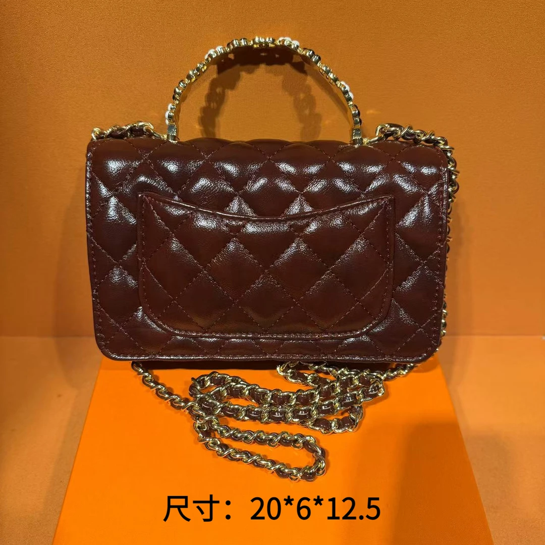 OUSHE欧奢L1红色高级手工女包