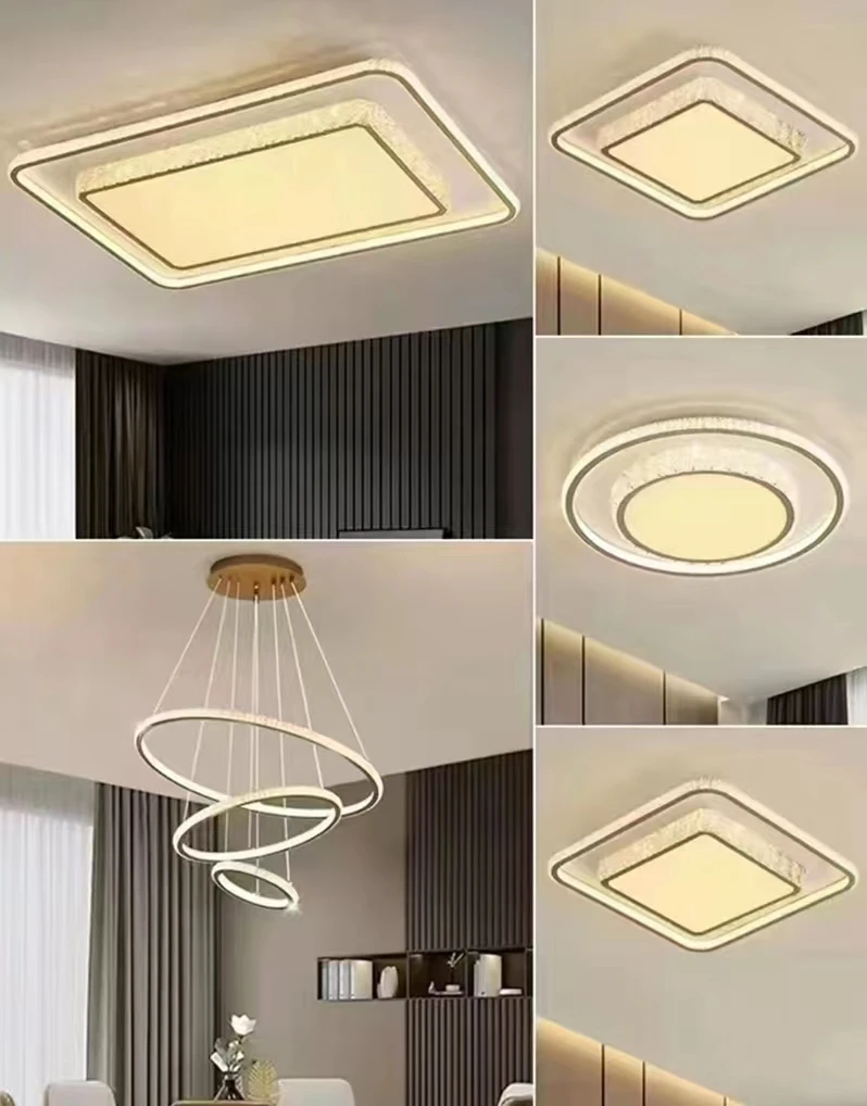 2025年新款客厅灯1803水晶简约现代大气大灯主灯中山全屋卧室灯