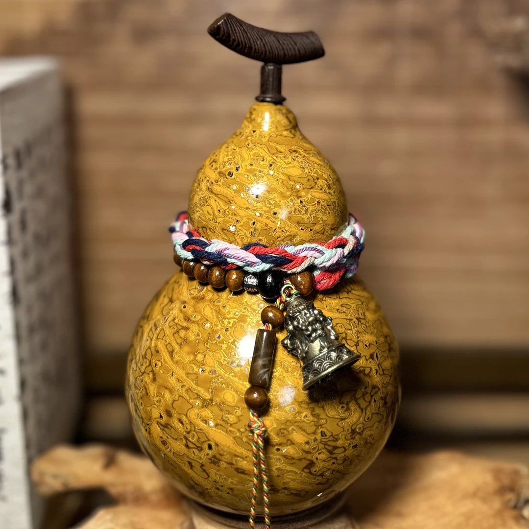 【琉璃01】正宗大漆酒葫芦仿古珍藏温婉福禄摆件手工