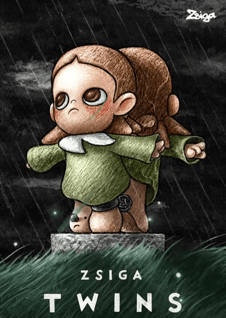 （小草包直播间拆盒）zsiga双子系列盲盒