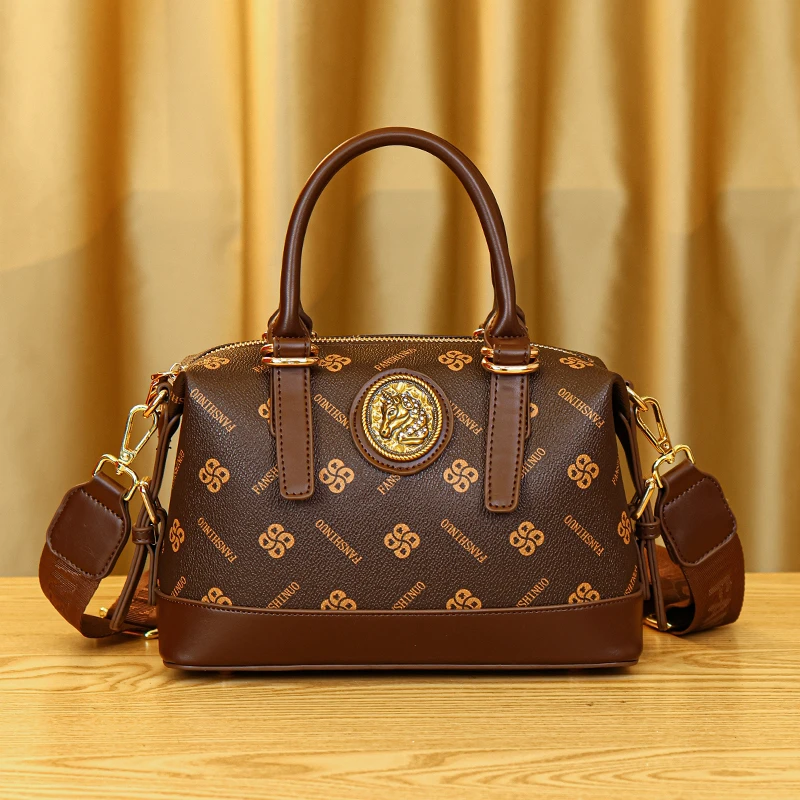 女士包包2025新款潮百搭手提包女包轻奢洋气印花单肩斜挎包时尚