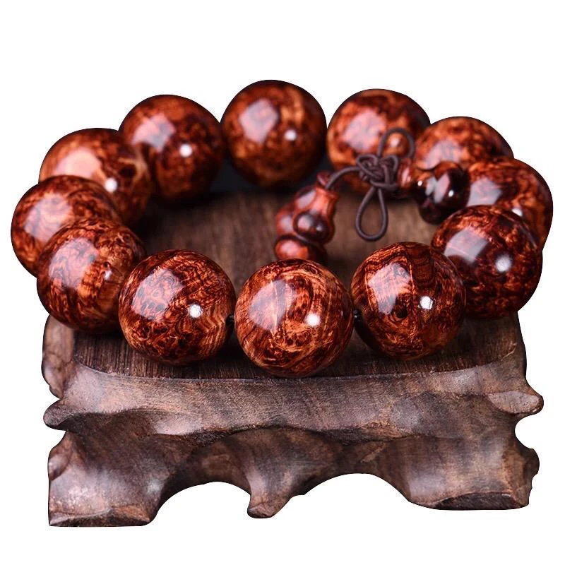 精选紫油梨花梨瘤疤对眼鬼脸老料男人的玩具