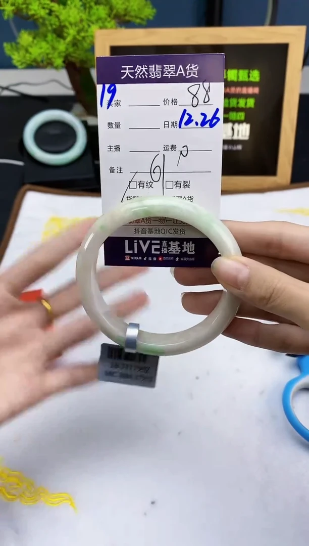 【闪购商品】翡翠手镯未镶嵌60.61圈口-19