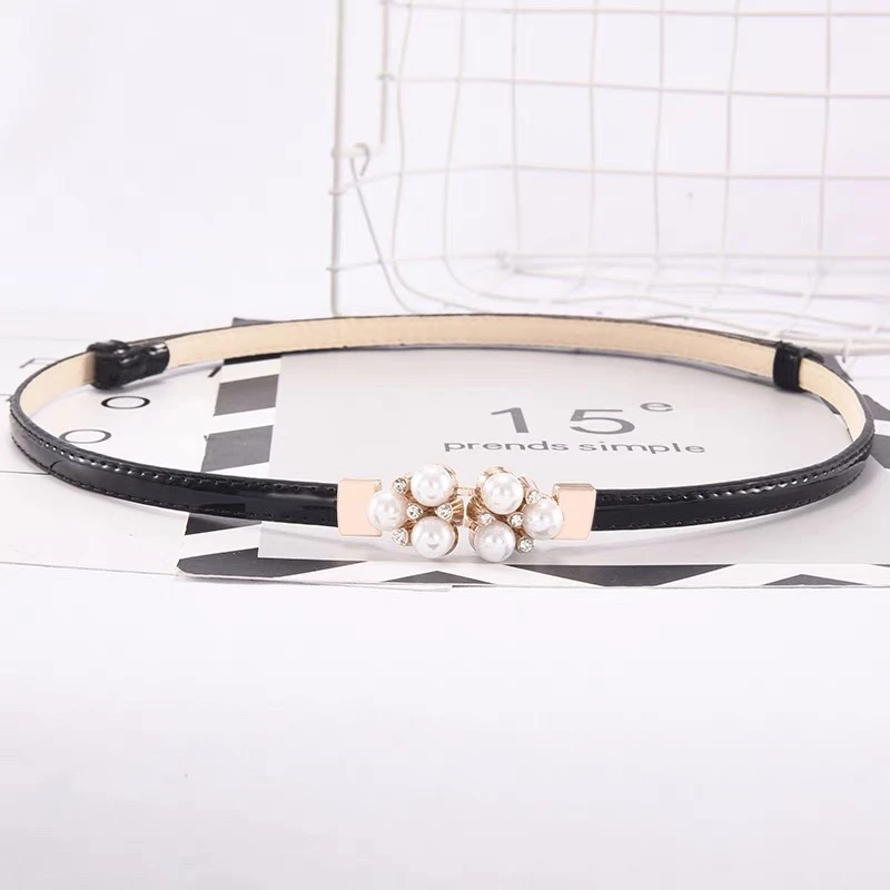 气质黑色可调收腰ins皮带腰带时尚百搭女士复古简约韩版