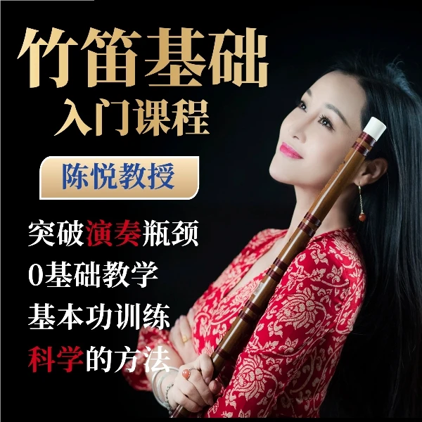 陈悦笛箫竹笛基础课