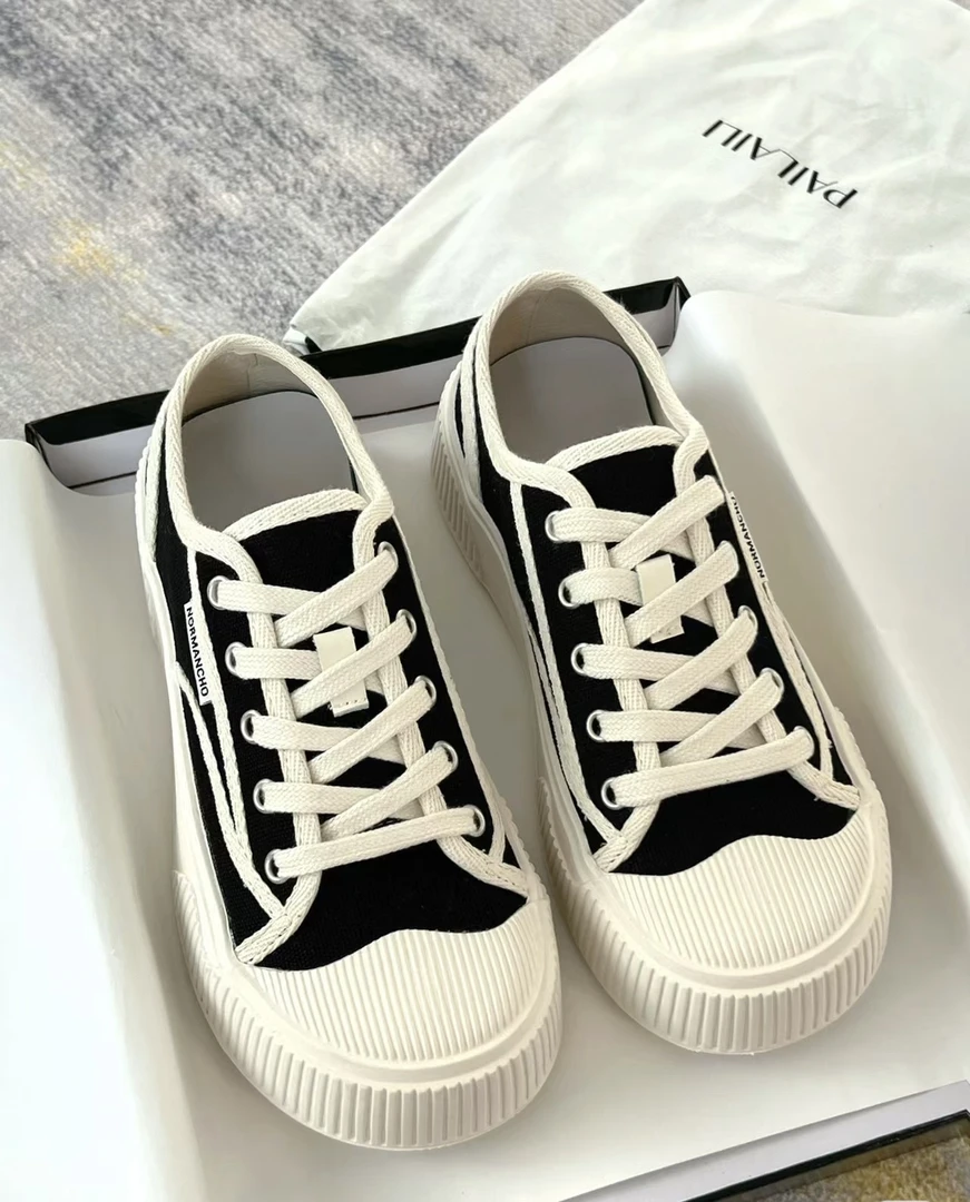 丫丫板鞋小香风时尚夏季百搭休闲棋盘格非图片款