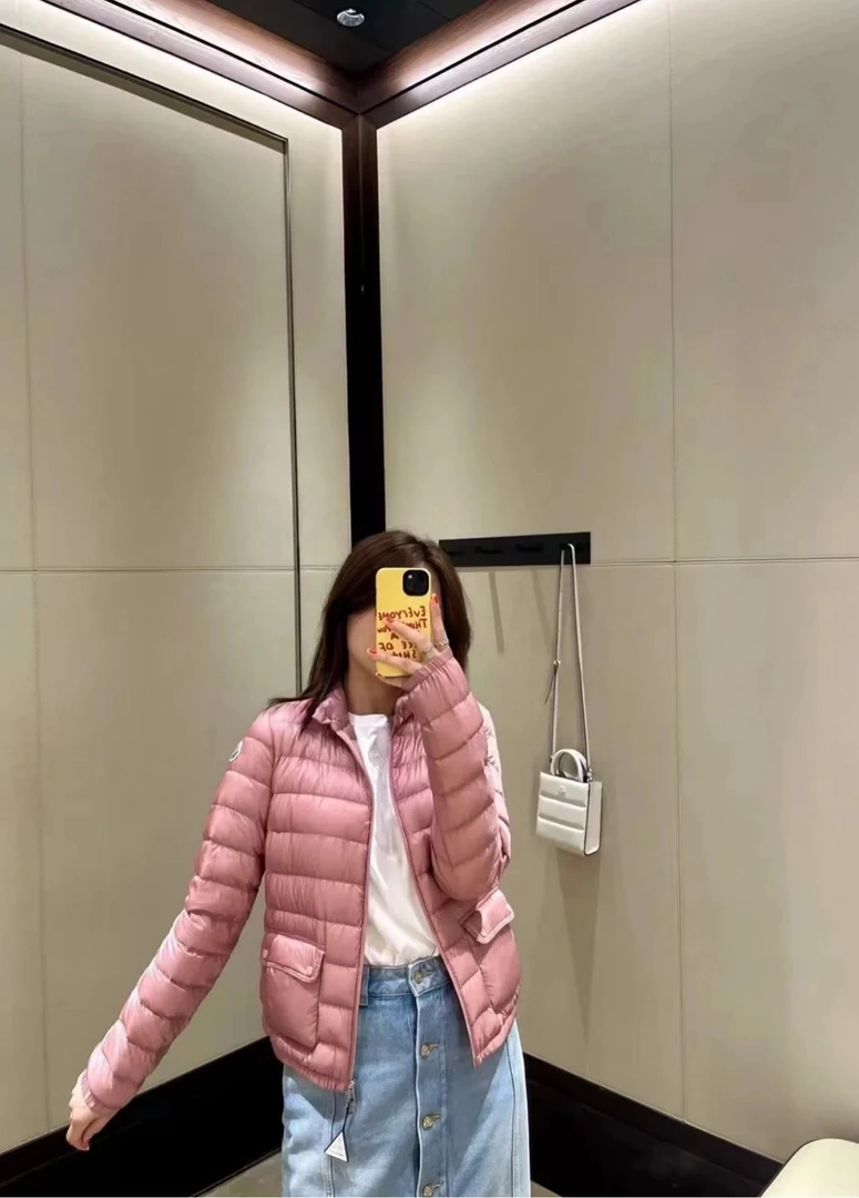 Moncler 盟可睐 FW24徽标修身拉链立领长袖羽绒服 0码/95新001201