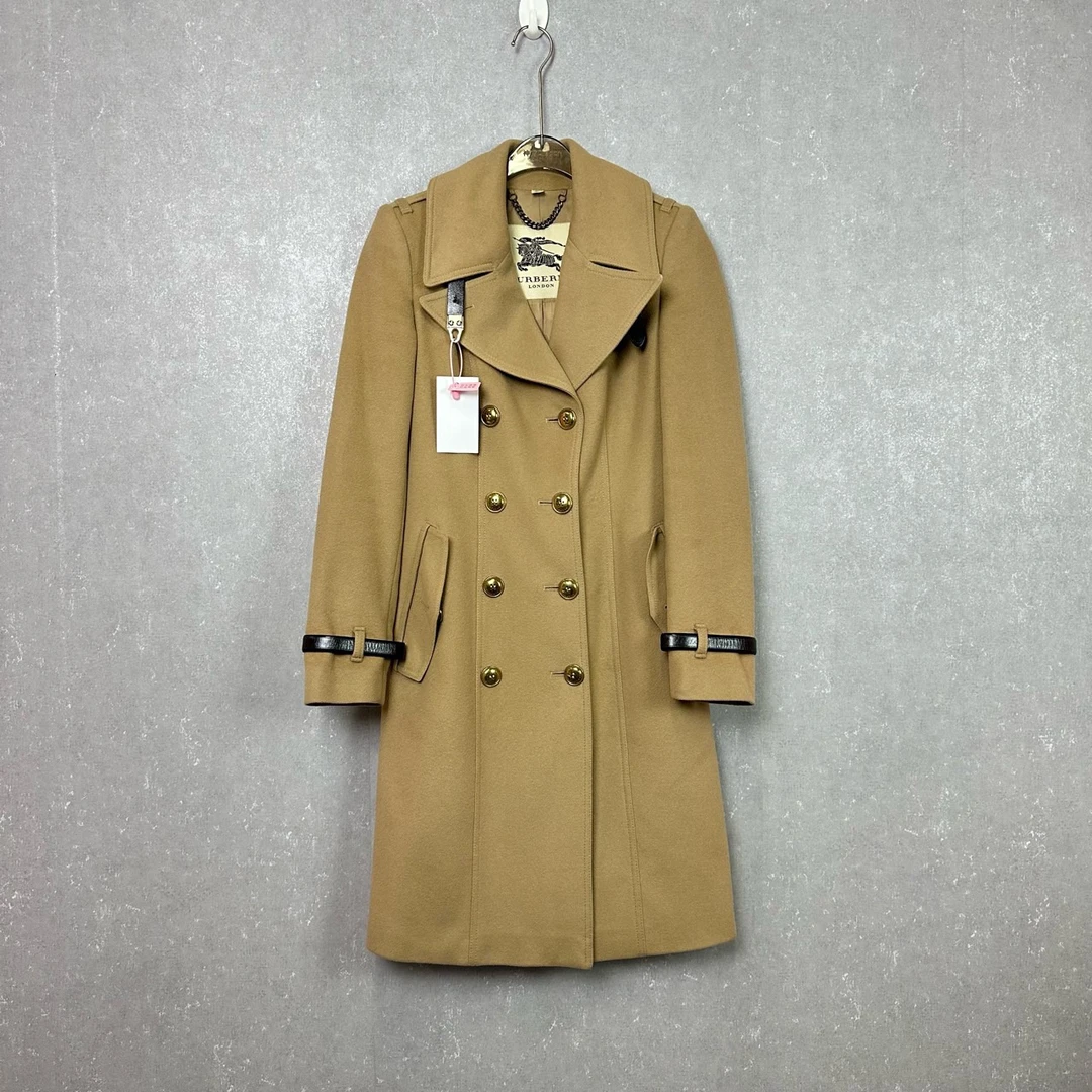 Burberry 博柏利 双排扣羊毛大衣 2码/99新/001295