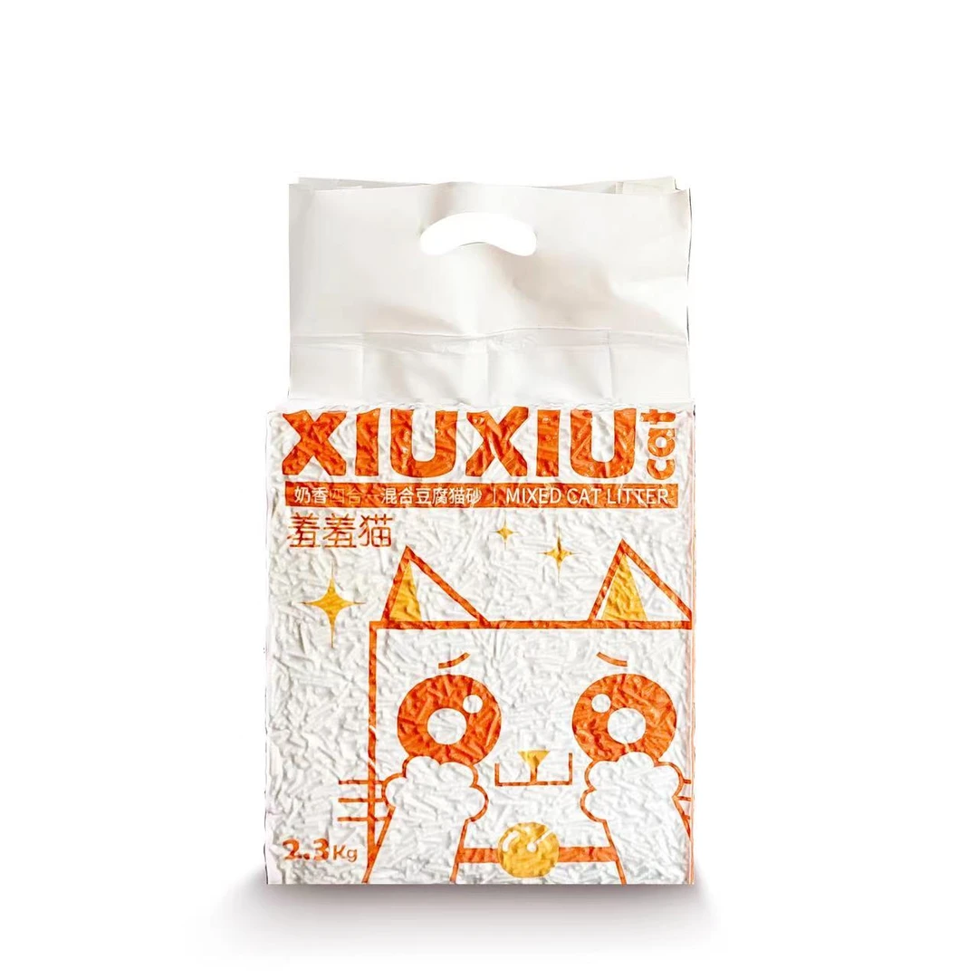 羞羞猫混合四合一奶香猫砂去味