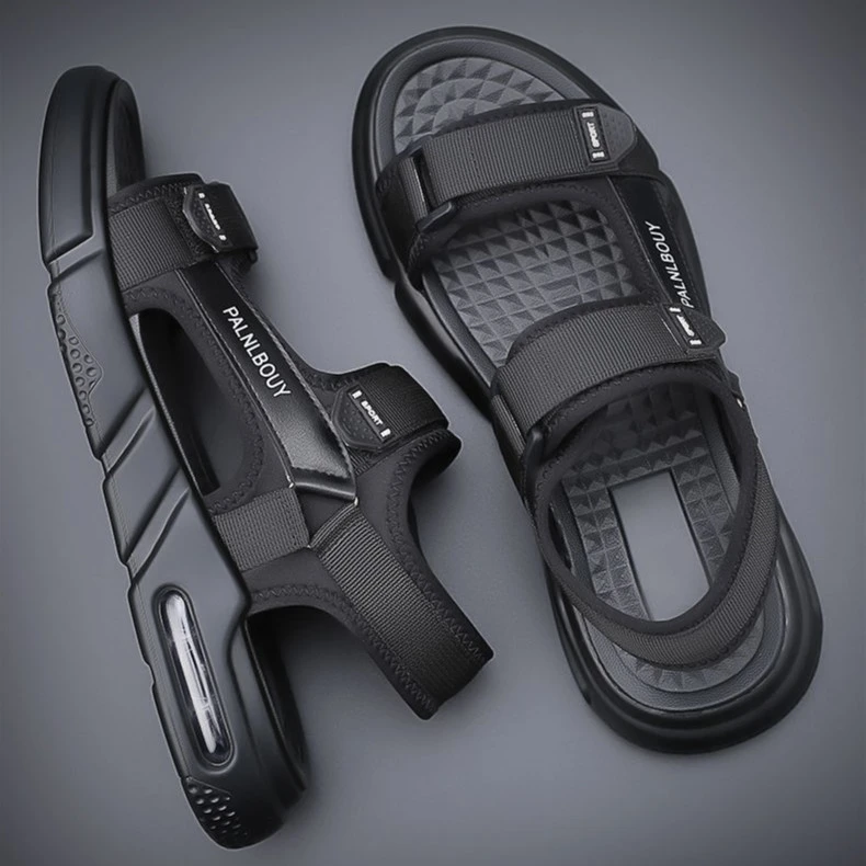 2025运动凉鞋时尚夏季透气外穿防滑户外魔术贴休闲沙滩鞋海边网红