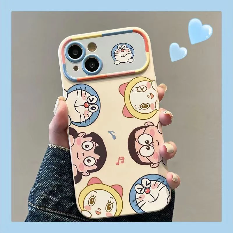 哆啦A梦适用苹果15pro14手机壳iphone13/12女11华为vivo小米oppo