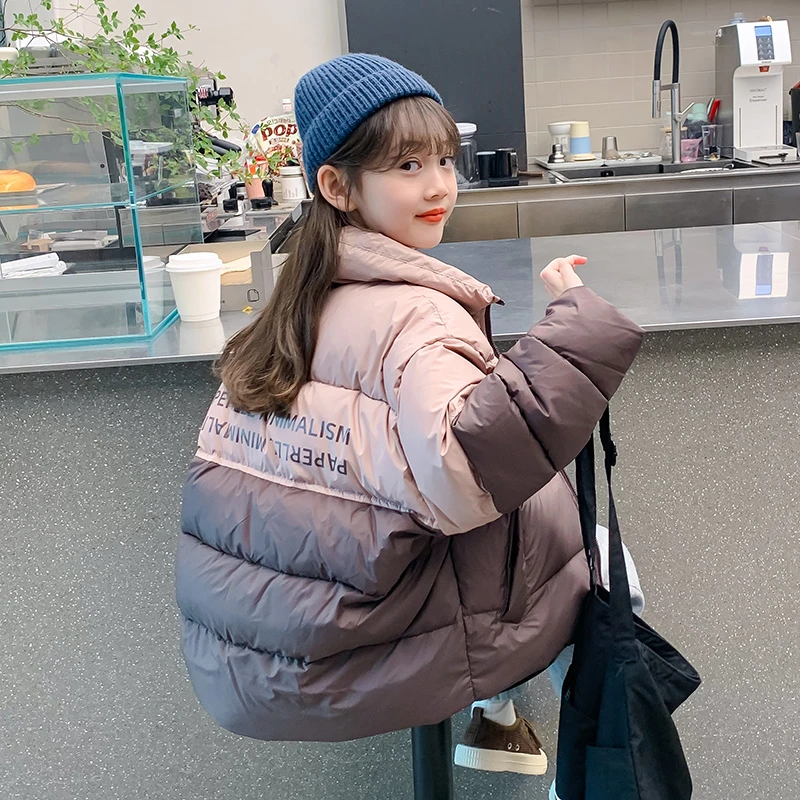 巴拉优选女童冬装羽绒服2024新款洋气儿童冬季加厚90白鸭绒小女