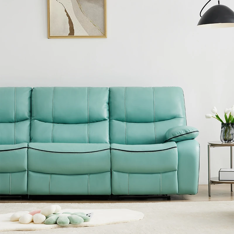 楹家客厅直排沙发现代简约沙发电动多功能头等舱电动按摩躺椅沙发