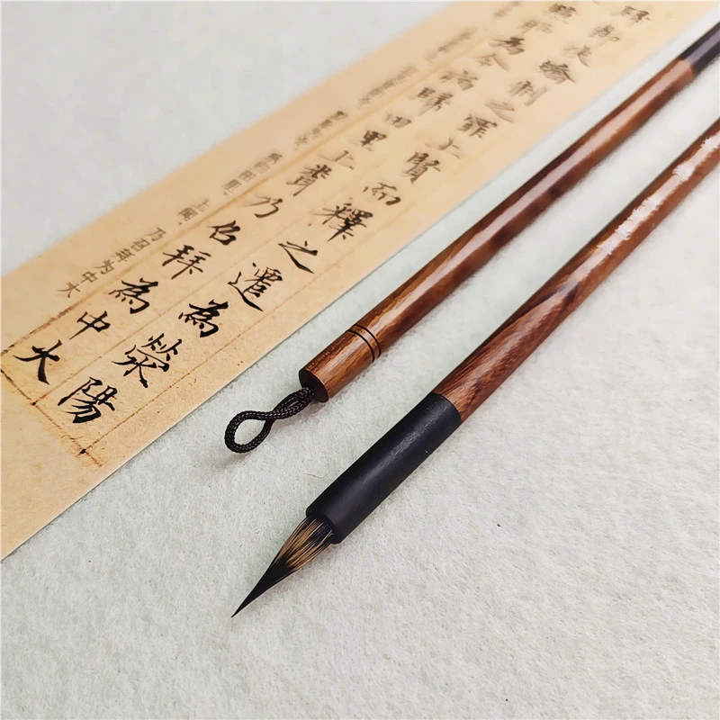 【紫鹤】紫毫小楷毛笔勾线瘦金体专业书法毛笔抄经临摹唐人写经毛笔