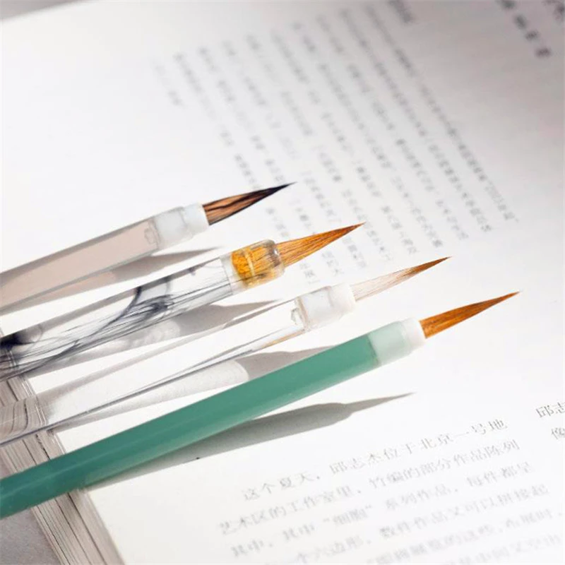 天青烟雨小号狼毫抄经手抄冰清玉洁写瘦金体书法兼毫小楷专用毛笔