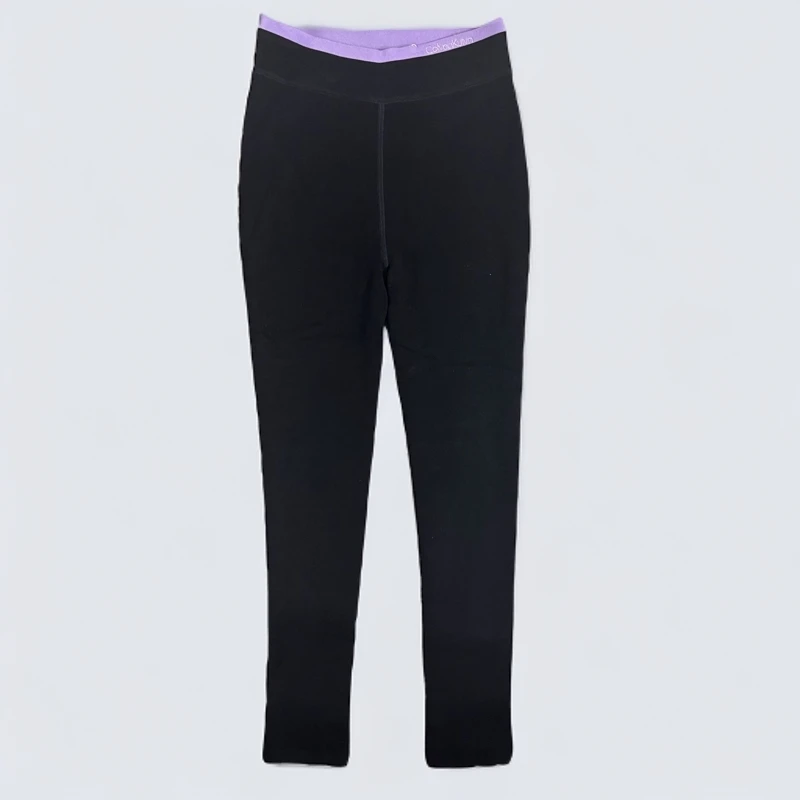 【吴姐定制】7753-9黑紫太空棉芭比小黑裤