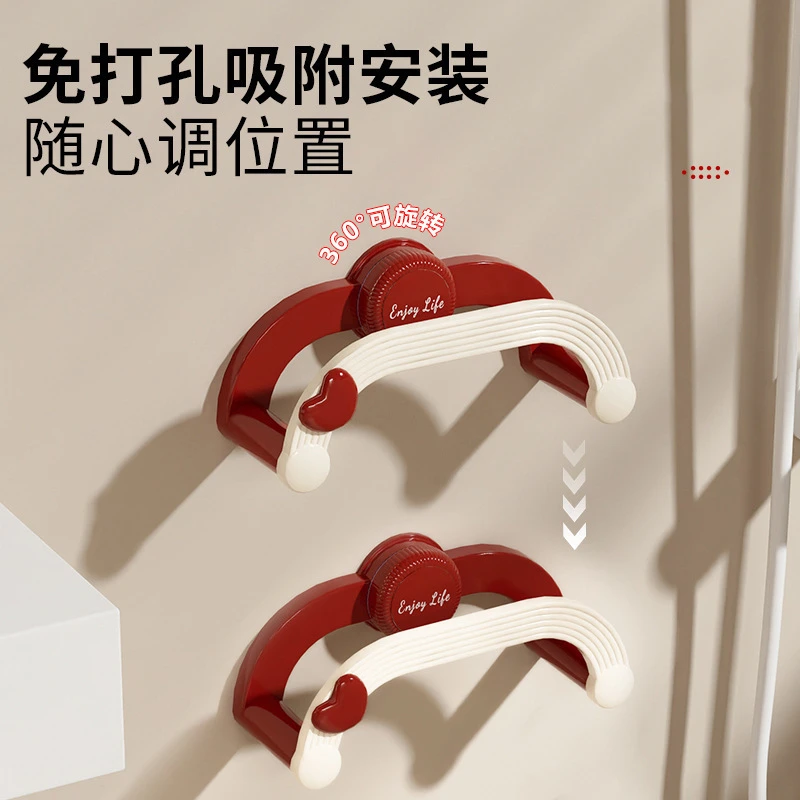新款吸盘伸缩脸盆架壁挂免打孔浴室置物架厕所洗澡脚盆收纳沥水架