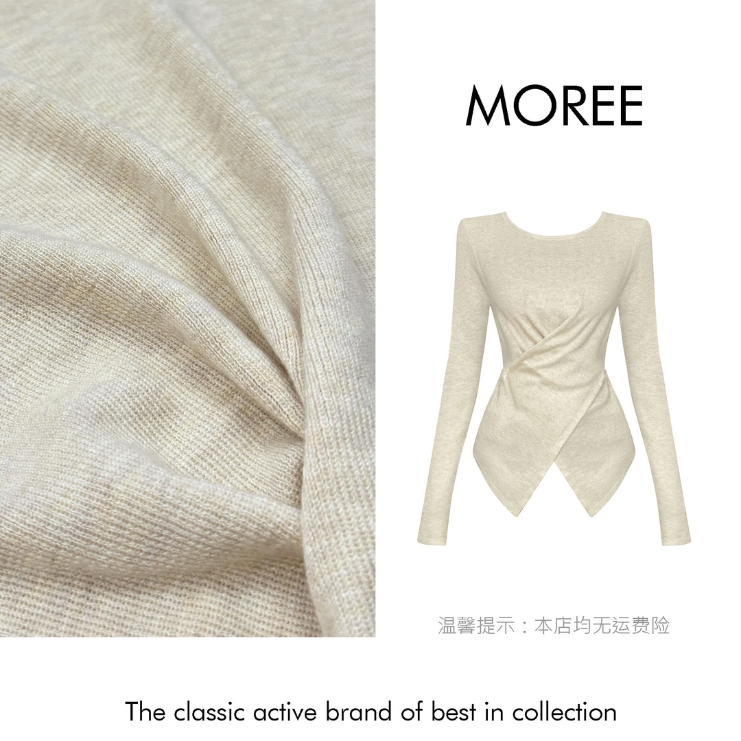 【MOREE】买手店立裁 à col roulé针织毛衣-100341