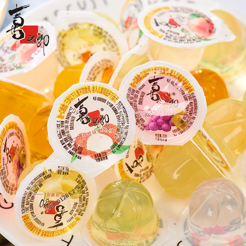 喜之郎水果味果汁果冻解馋儿时记忆小吃休闲零食整箱混合散装批发