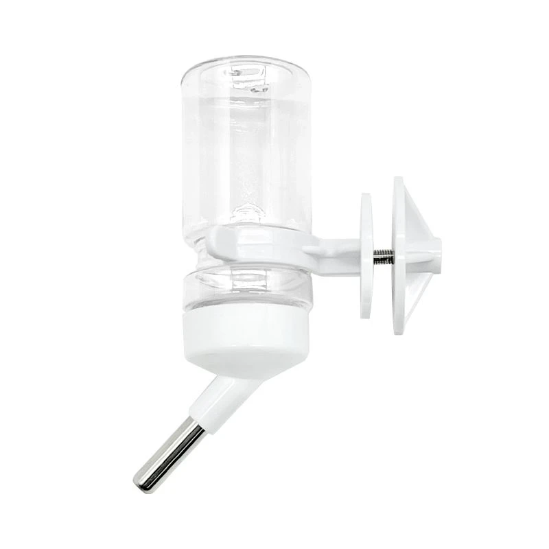 刺星球双滚珠不锈钢嘴鹦鹉水壶饮水器小宠物喂水器水碗可固定挂笼