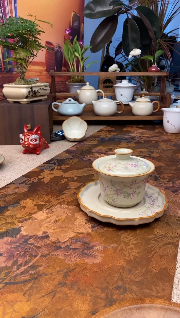 【闪购商品】瓷其他桃花米黄马蹄盖