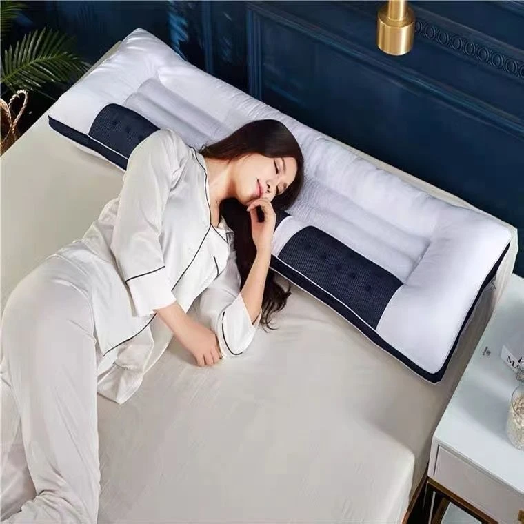 决明子磁疗护颈枕双人长枕头1.8m加长枕头芯荞麦枕1.2m1.5m情侣