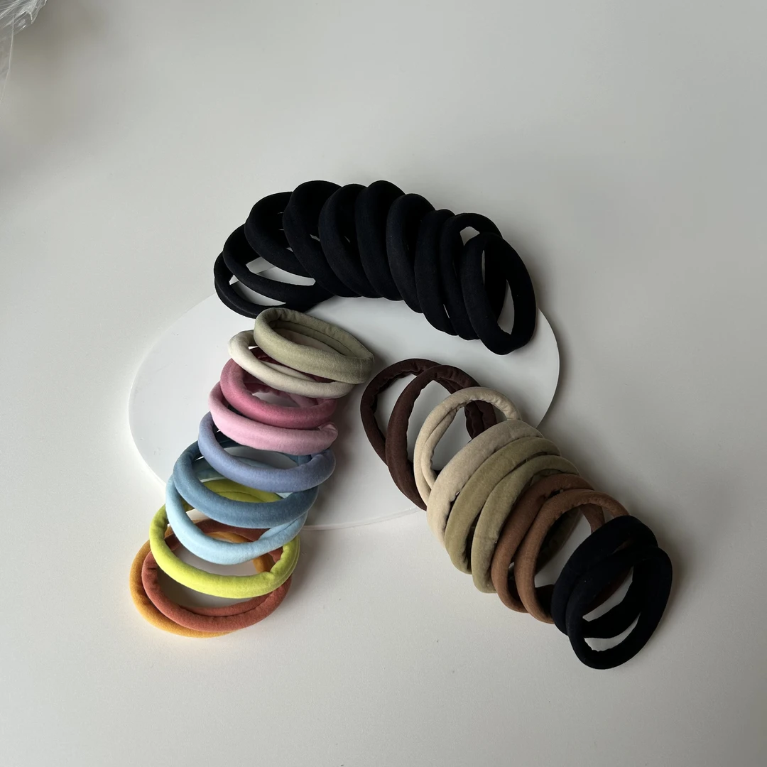 【501-504】牛奶丝头绳高弹力发绳不伤发耐用