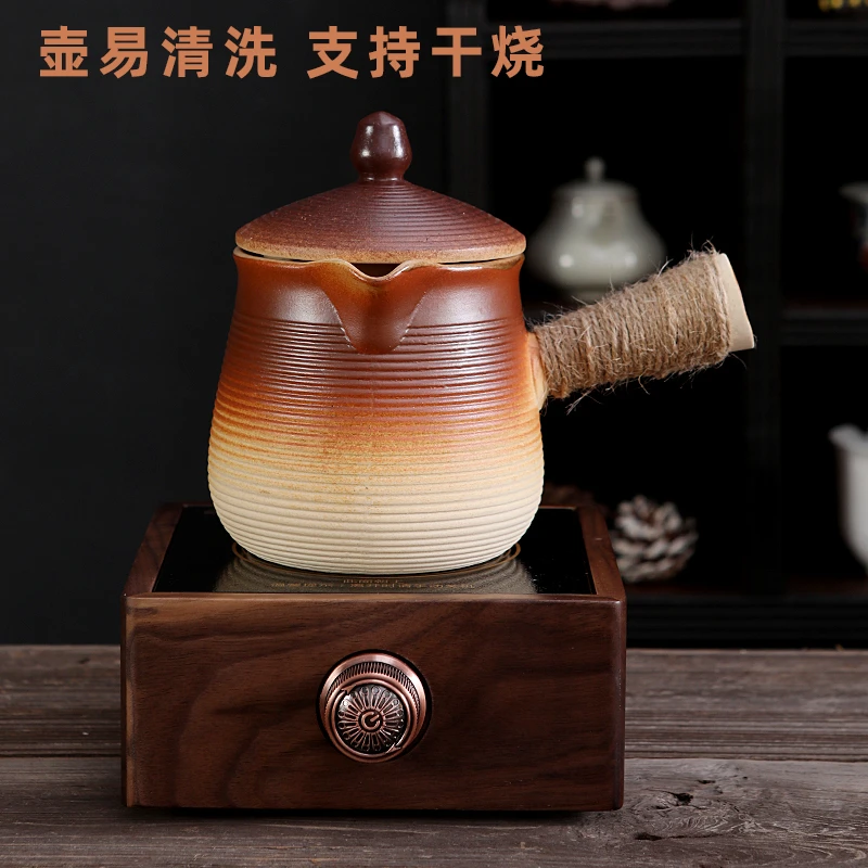 甄轩阁围炉煮茶陶瓷煮茶器罐罐茶壶壶烤奶茶烧水壶全套家用室内