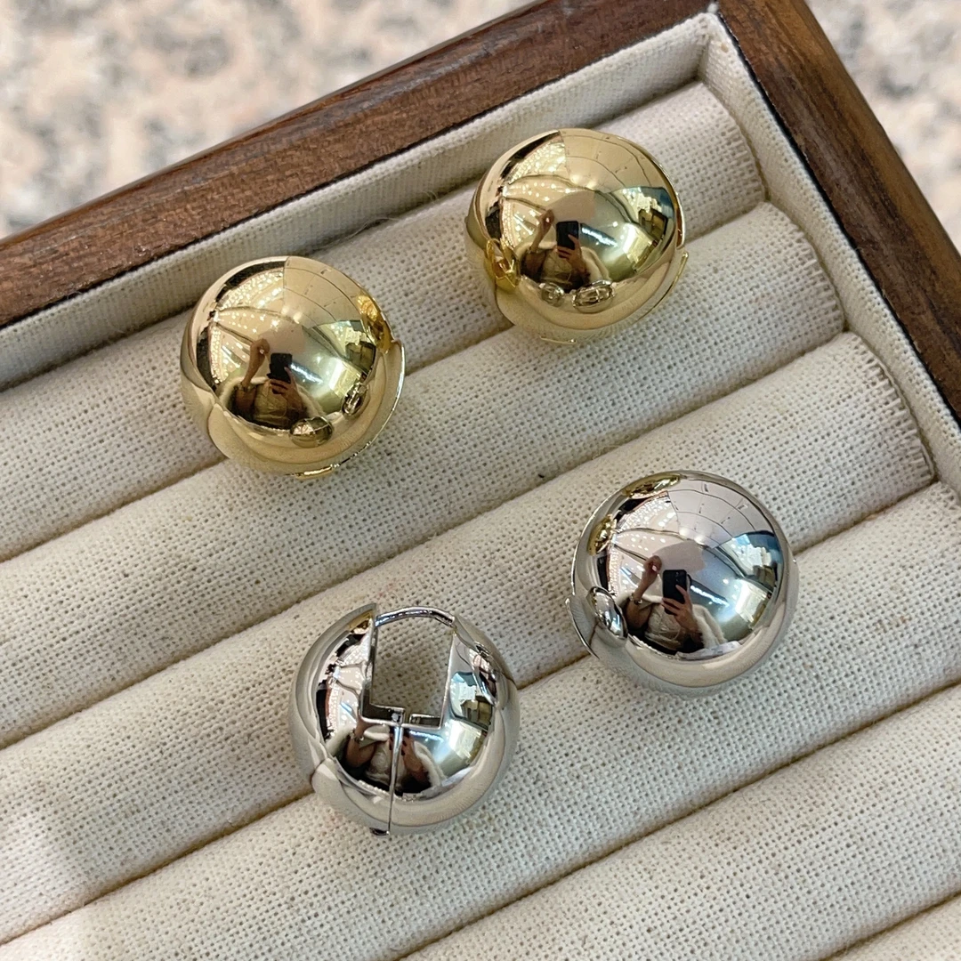 铜合金耳饰 （圆球耳扣）时尚气质百搭耳扣款