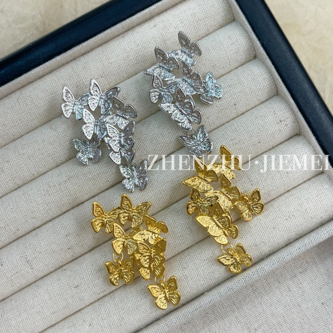 铜合金耳饰 (很多蝴蝶耳钉)小众时尚设计师款