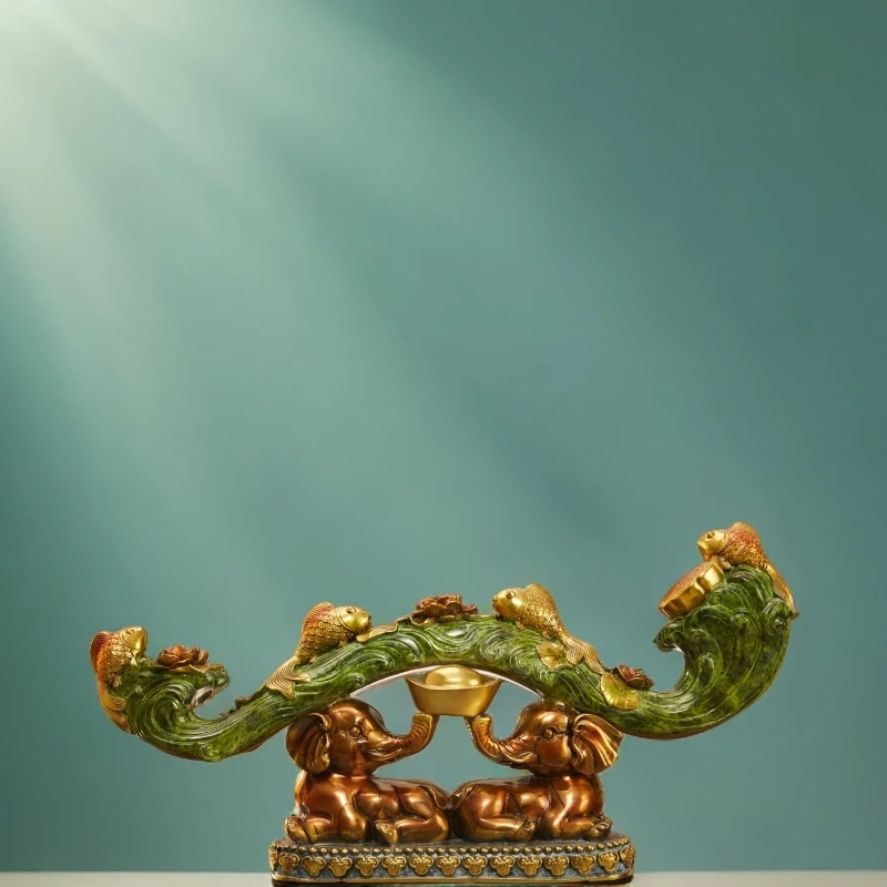 黄铜  《吉祥如意》摆件  创意家居饰品  送礼佳品