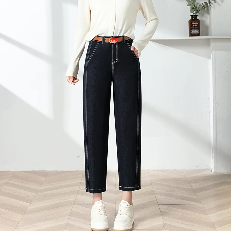 正品镰刀裤高腰显瘦百搭休闲九分郑州女裤8099