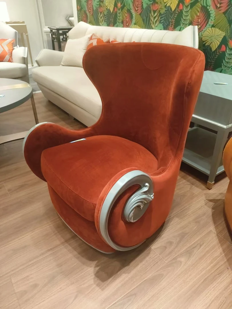 实木家具 欧美风格870-6休闲椅经典永恒风格  卧室客厅休闲沙发椅