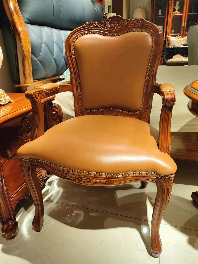 精艺家具欧美风格313主椅 经典永恒款式扶手餐椅 休闲椅 百搭款式