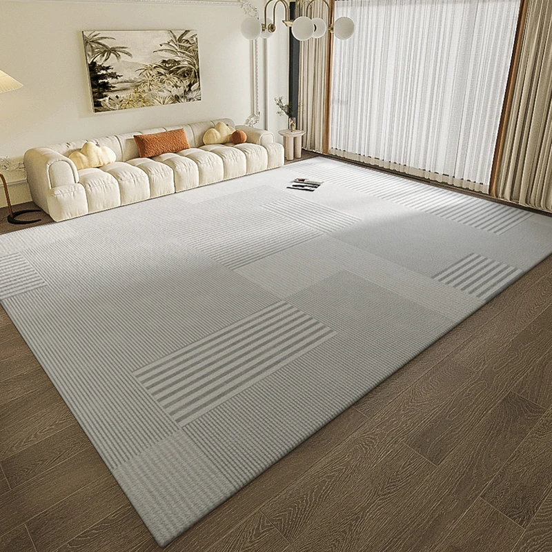 客厅地毯轻奢床边毯高级茶几毯免洗可擦家用卧室床边毯茶几垫地毯