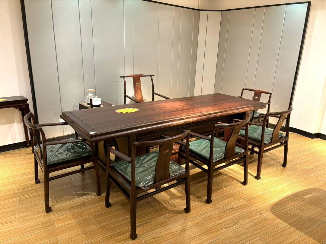 上宾茶台 7件套 实木材质 家用简约大气茶台