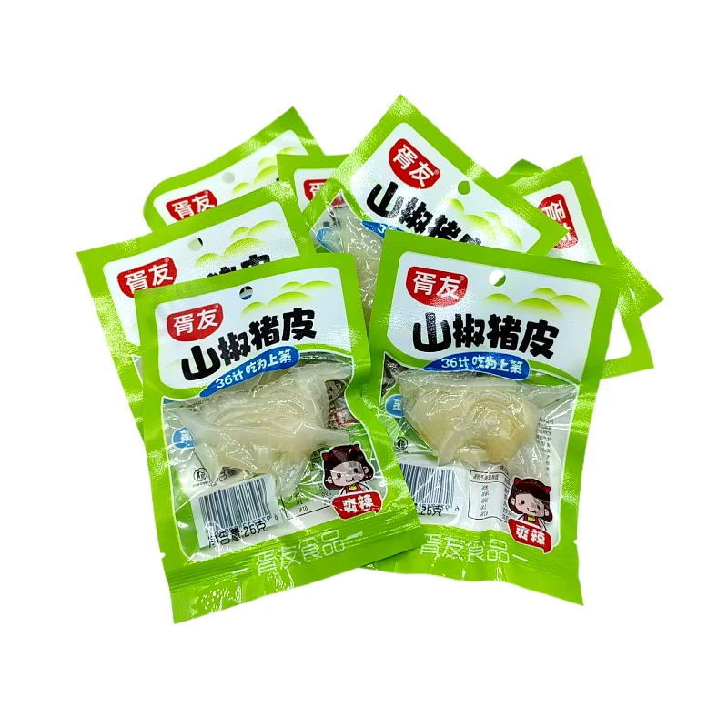 山椒猪皮！山椒味零食辣条小吃猪皮26克新疆包邮